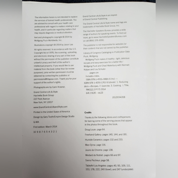 Wolfgang Puck Makes it Healthy. Light delicious recipes and easy exercises. - Picture 5 of 5